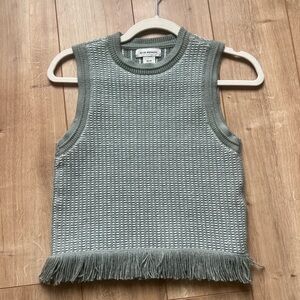 [NEW/UNWORN] Club Monaco Fringe Cotton Blend Tank